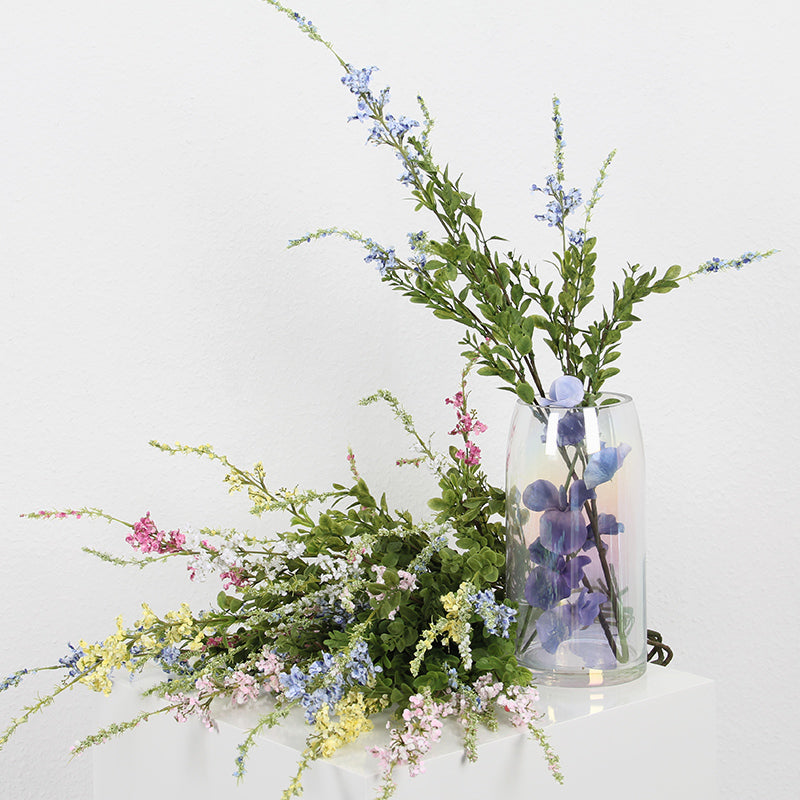 Realistic Wildflower Faux Stems | Delicate Meadow Flowers for Cottagecore Decor