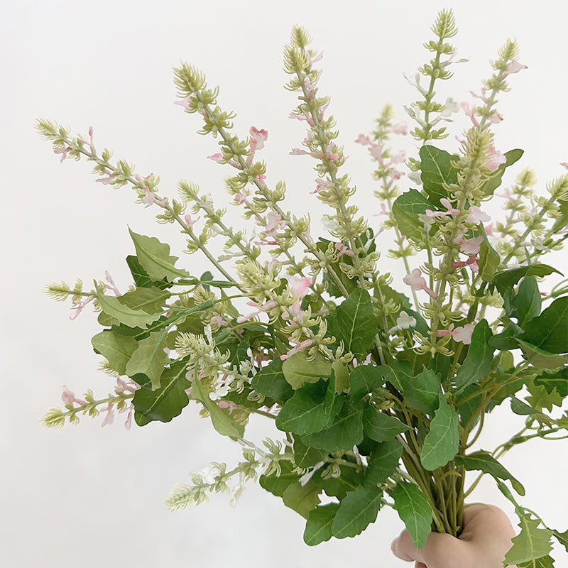 Realistic Faux Meadow Sage Stems | Tall Wildflower Bouquet Filler