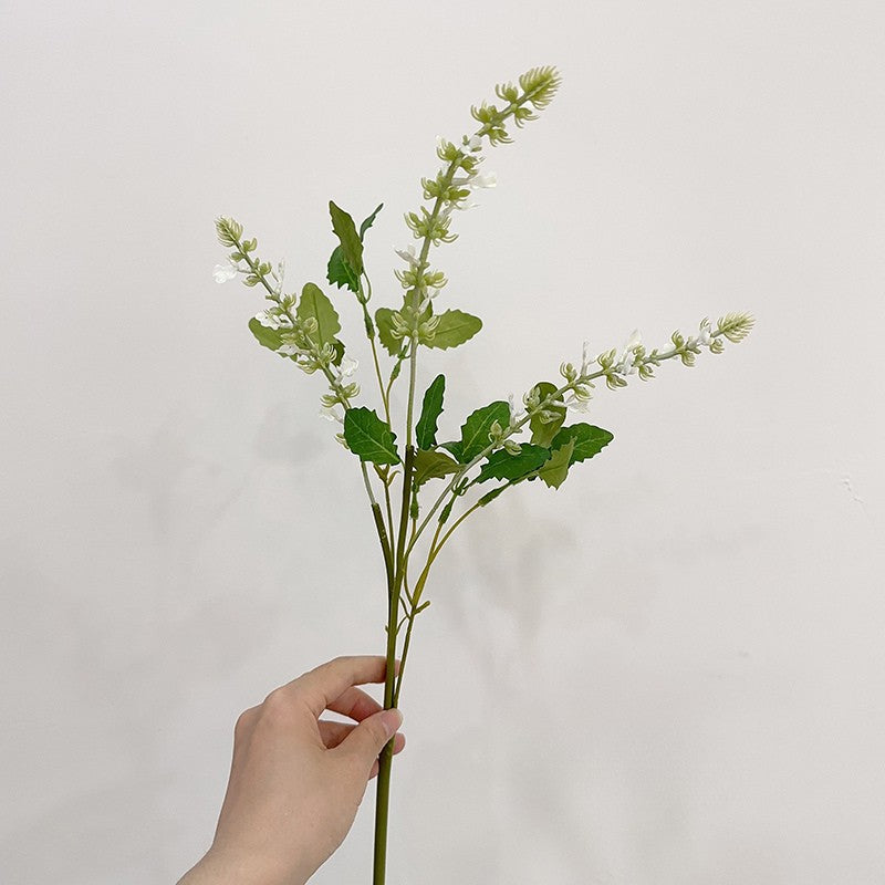 Realistic Faux Meadow Sage Stems | Tall Wildflower Bouquet Filler