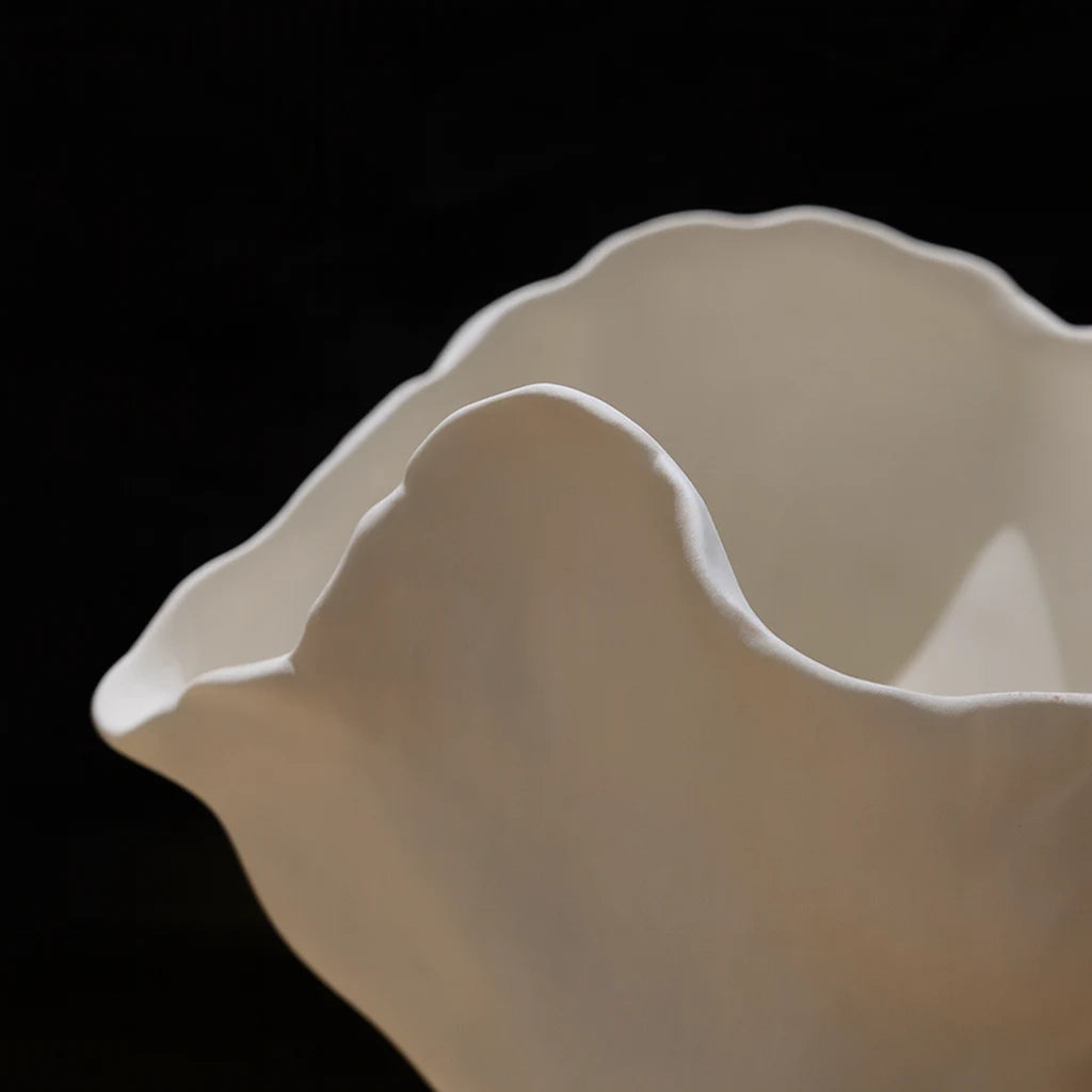 "The Bloom" Sculptural Floor Vase | Handcrafted Organic Form Statement Piece