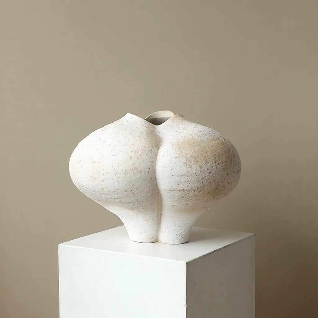 Sculptural Body Vase | Wabi-Sabi Female Form Art for Modern Decor