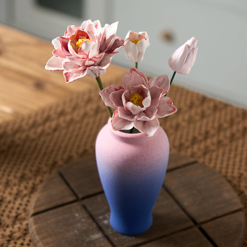 "The Duet" Aroma Set | Porcelain Peony & Bud Essential Oil Diffuser