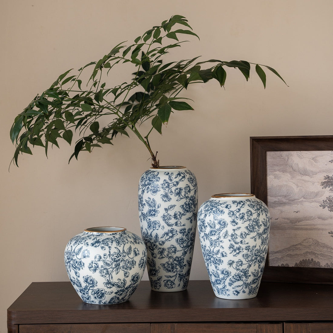 "The Willow Garden" Collection | Blue & White Chinoiserie Vases