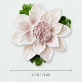 Grande fleur de lotus – Accent violet prune, diamètre 4,7 po / 12 cm