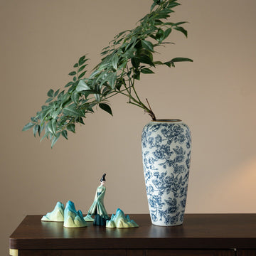 "The Willow Garden" Collection | Blue & White Chinoiserie Vases