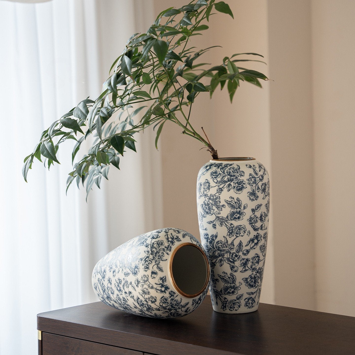 "The Willow Garden" Collection | Blue & White Chinoiserie Vases