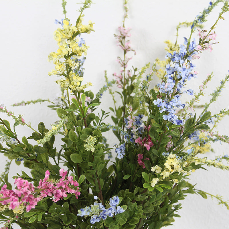 Realistic Wildflower Faux Stems | Delicate Meadow Flowers for Cottagecore Decor