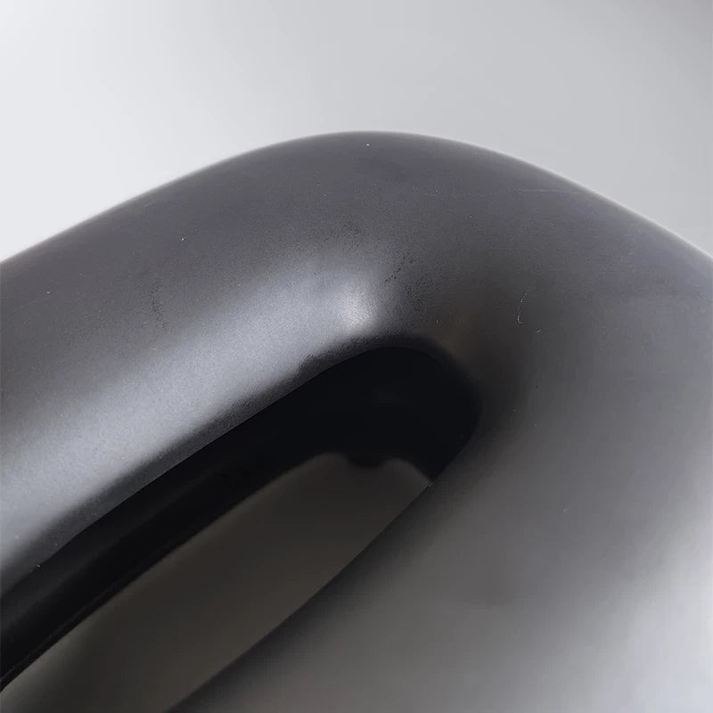 Sculptural Rounded Ceramic Tissue Box | Organic Minimalist Decor