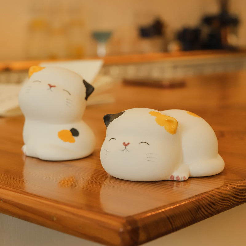 Handcrafted Calico Cat Figurine – A Sweet Touch of Warmth & Whimsy