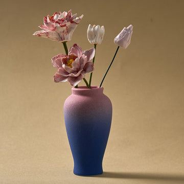 "The Duet" Aroma Set | Porcelain Peony & Bud Essential Oil Diffuser