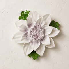 Sunlit Bloom Ceramic Wall Flower — Large