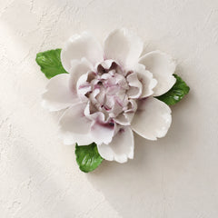 Fleur murale en céramique Garden Peony — Grand modèle