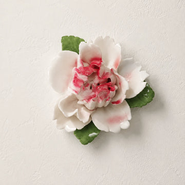 Garden Peony Ceramic Wall Flower — Small