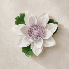 Sunlit Bloom Ceramic Wall Flower — Medium