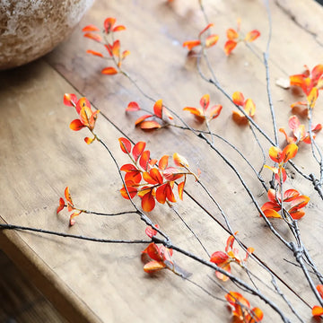Realistic Faux Autumn Leaf Branches